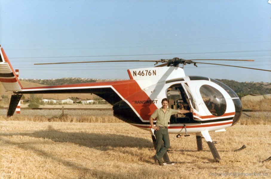 Delivery by Company Helicopter