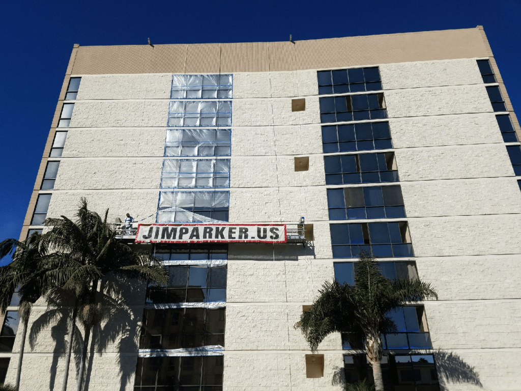 Ocean Plaza HOA masked windows